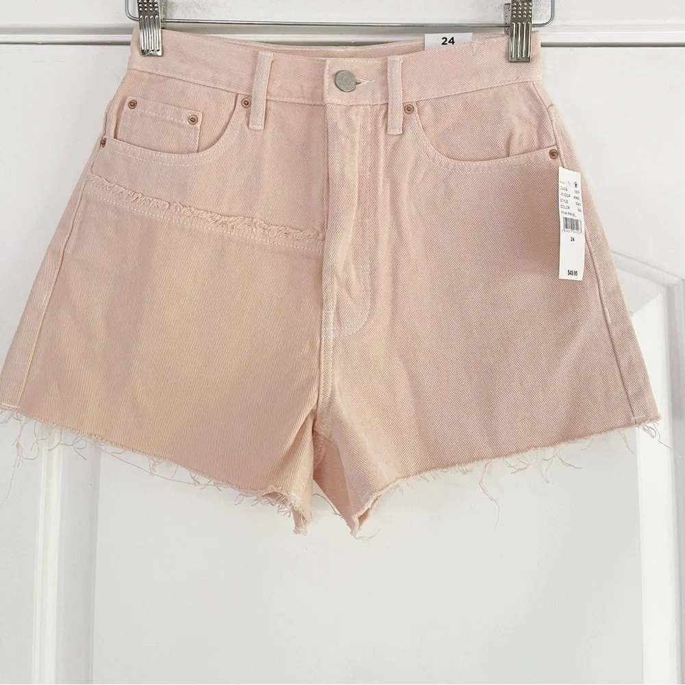 Pacsun Vintage High Rise Short Light Pink - 24